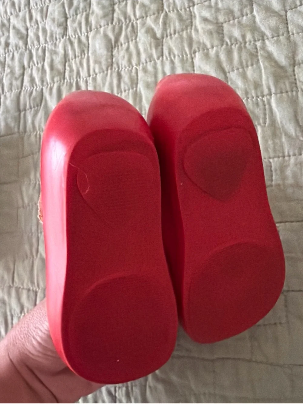 Mini Melissa Ultragirl Disney Red Minnie and Mickey Mouse Shoes Toddler Size 8